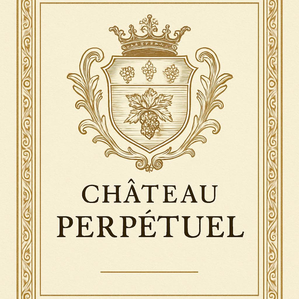 House Label Suite No. 1 — Château Perpétuel — Every great house was invented once.